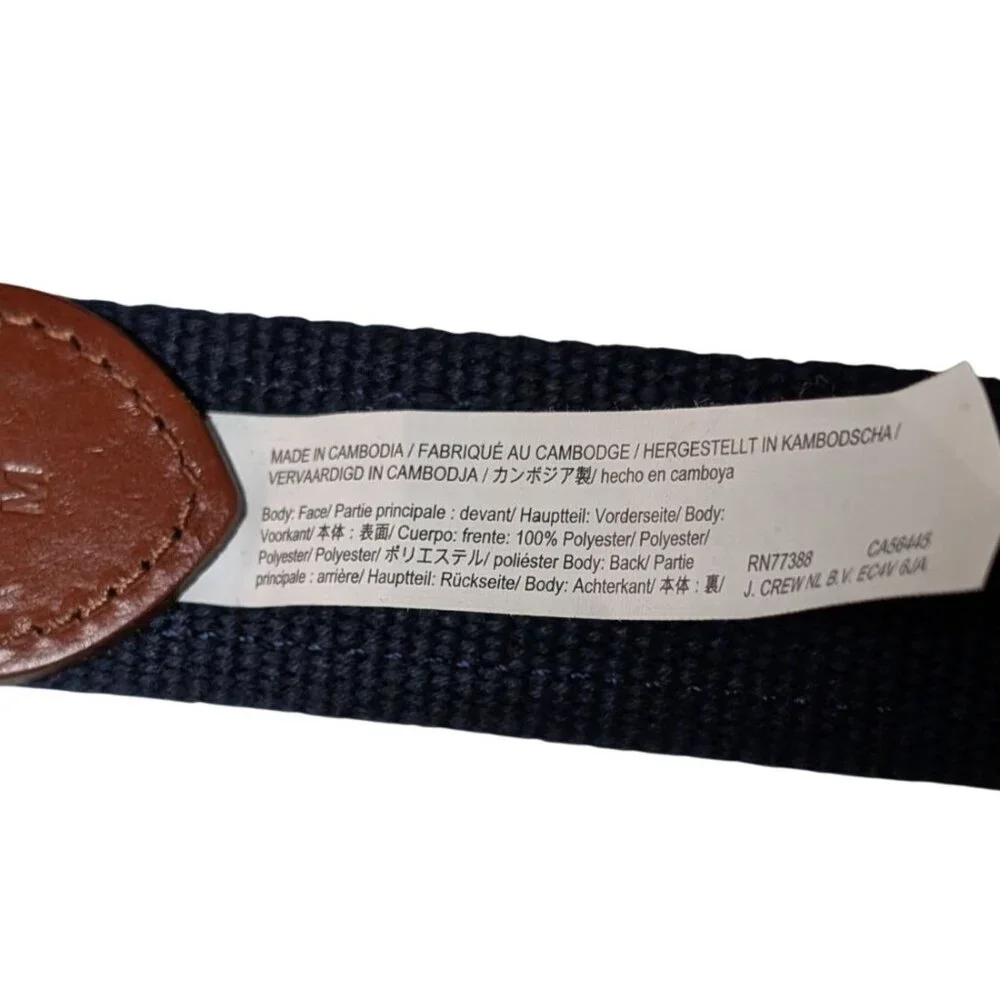 J Crew Crewcuts Boys Critter Belt Husky Dog Print Medium